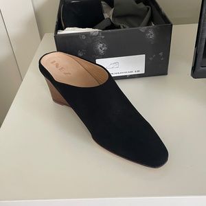 Inez wedge heals . Size 6.5 super comfortable. Black suede.